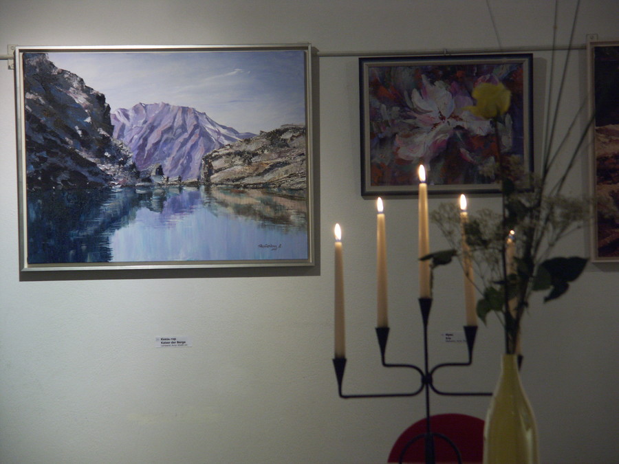 Ausstellung in der Gemeindebibliothek in Buchs (2005)