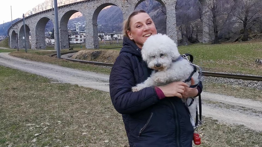 Поездка по Граубюндену, перевалы Julier и Bernina, виадук в Brusio