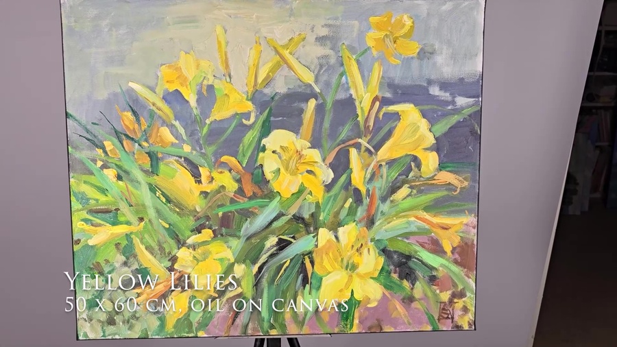 Yellow Lilies / Gelbe Lilien / Жёлтые лилии