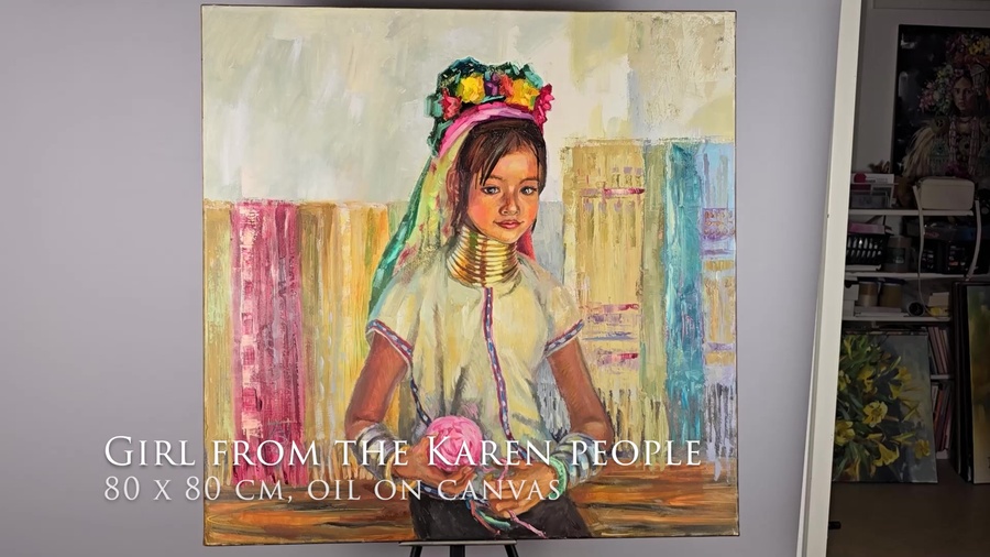 Girl from the Karen people