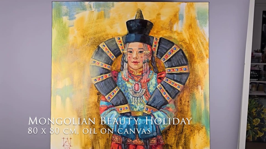 Mongolian Beauty. Holiday