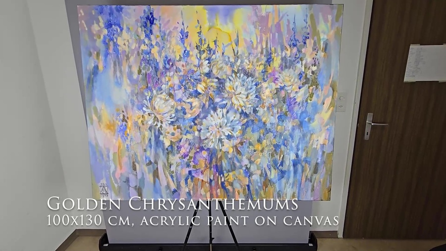 Golden Chrysanthemums