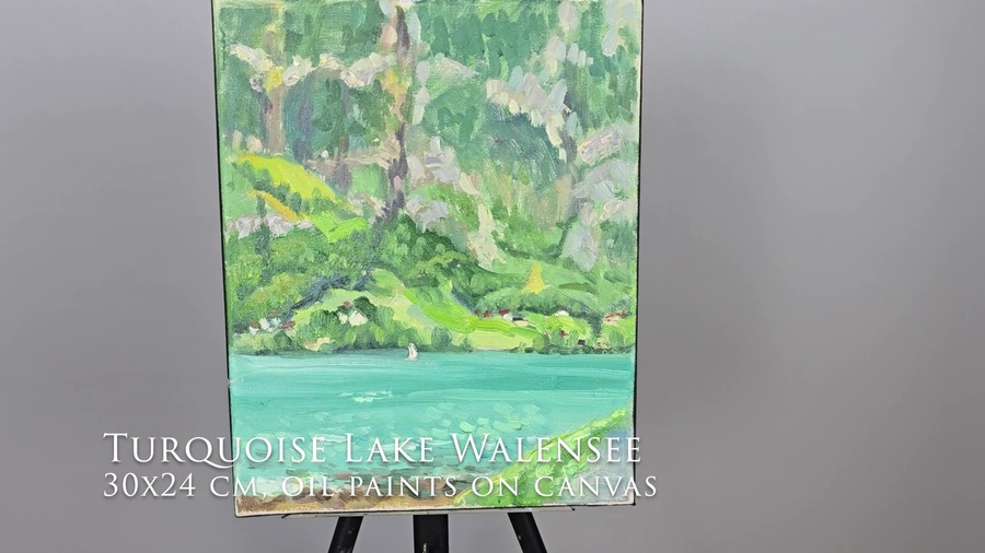 Turquoise Lake Walensee