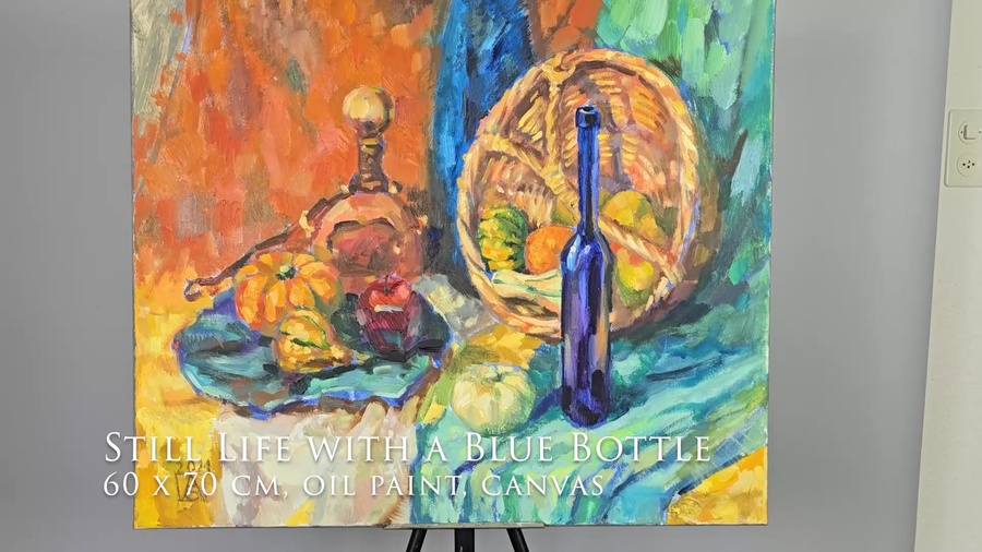 Still Life with a Blue Bottle