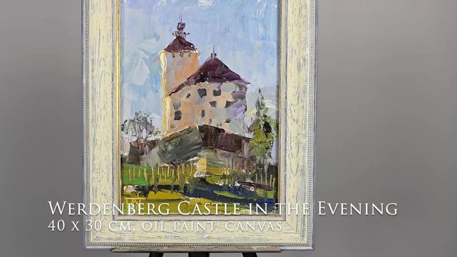 Werdenberg Castle in the Evening