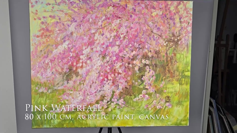 Pink Waterfall