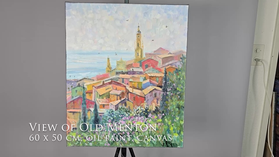 View of Old Menton