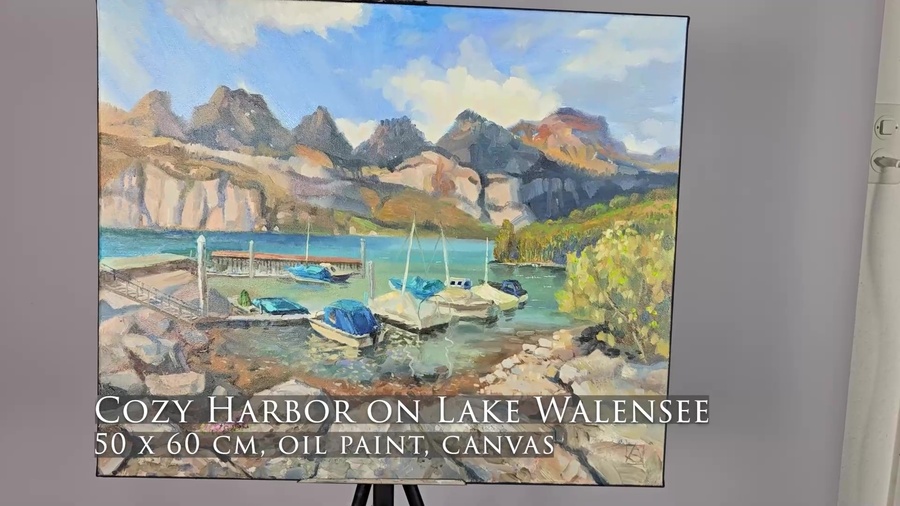 Cozy Harbor on Lake Walensee