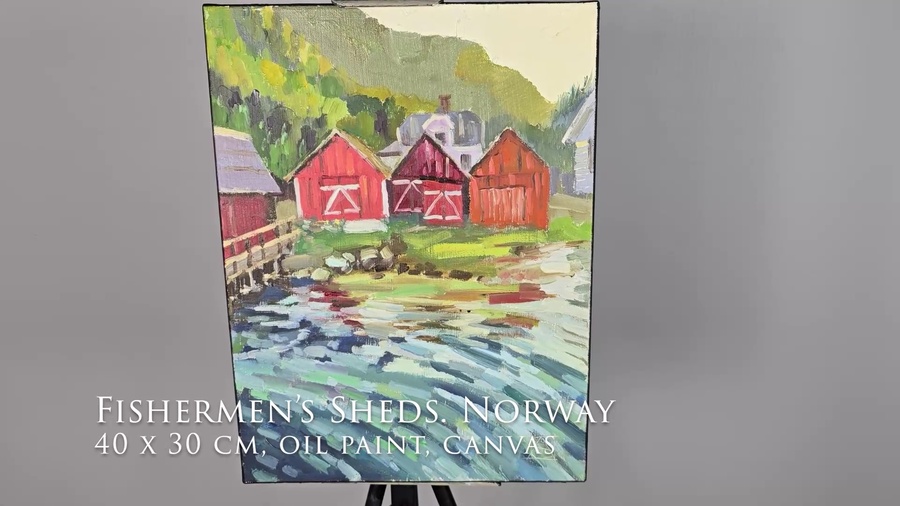 Fishermens Sheds. Norway