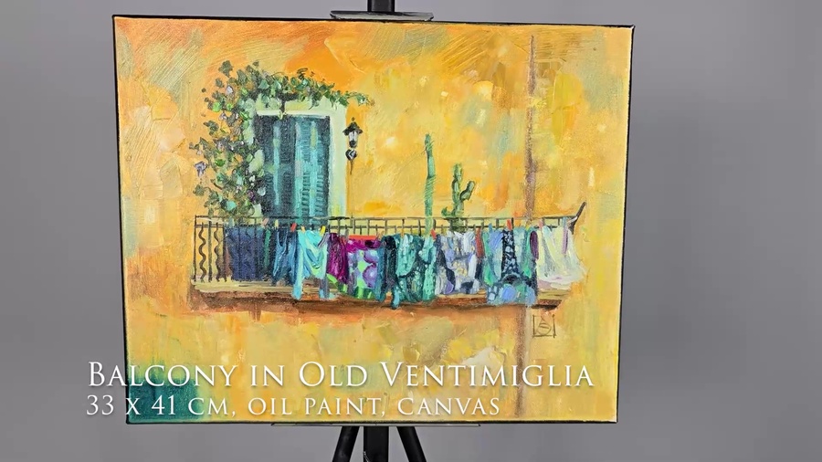 Balcony in Old Ventimiglia