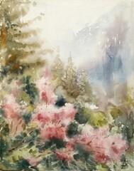 Lilac In The Mountains
