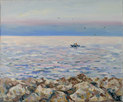 Pearly Sunset in Menton