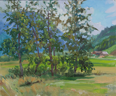 July. Trees