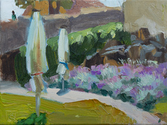 Lavender In The Garden
