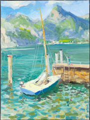 Yacht At The Pier