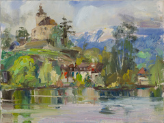 Lake Werdenberg in April