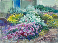 Front Garden With Pink Flowers