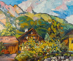 House with Sunflowers