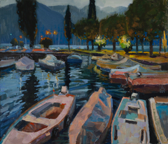 Evening in Porto. Lake Garda