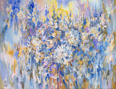 Golden Chrysanthemums