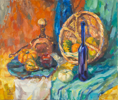 Still Life with a Blue Bottle