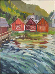 Fishermen's Sheds. Norway
