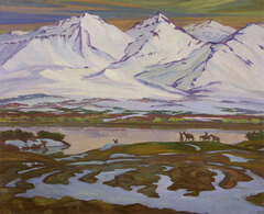 По тундре. Геологи