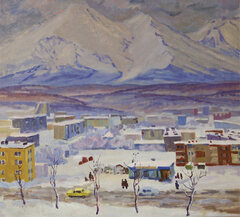 Зима и город