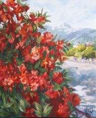Red Rhododendrons
