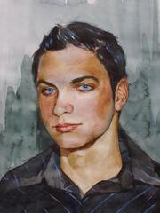 The portrait of a young man