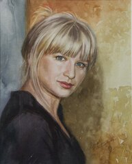 The portrait of Olga Echser