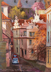 Charming City in Spring