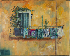 Balcony in Old Ventimiglia