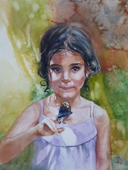 Girl With a Butterfly